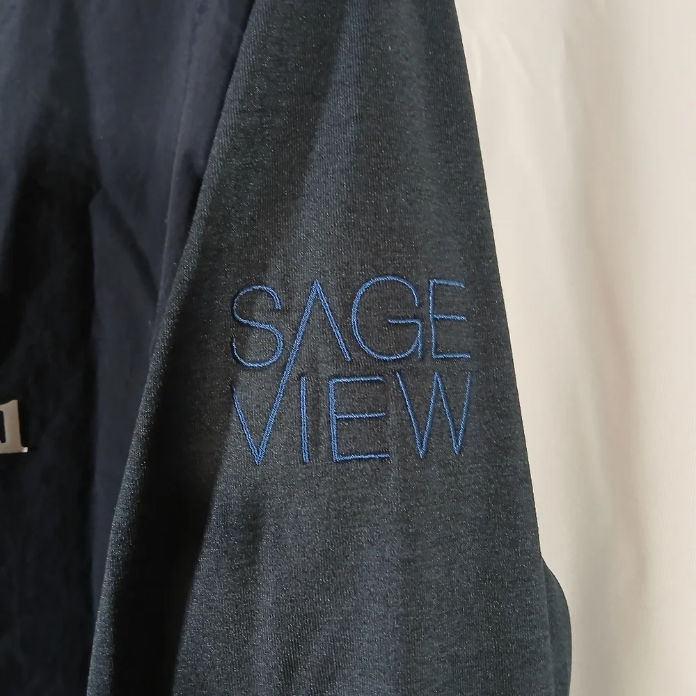 Vuori Mens Medium Sunday Element Jacket Sage View On Sleeve - Picture 3 of 13